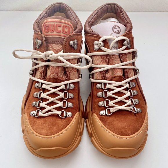 Gucci Flashtrek GG Logo Suede Low Top Ankle Boots main image 11